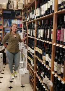 Kiara doing what she does best - interacting with customers at the beautiful store.