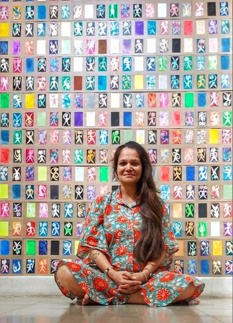 At the Lalith Kala Akademi of Art in Trivandrum.