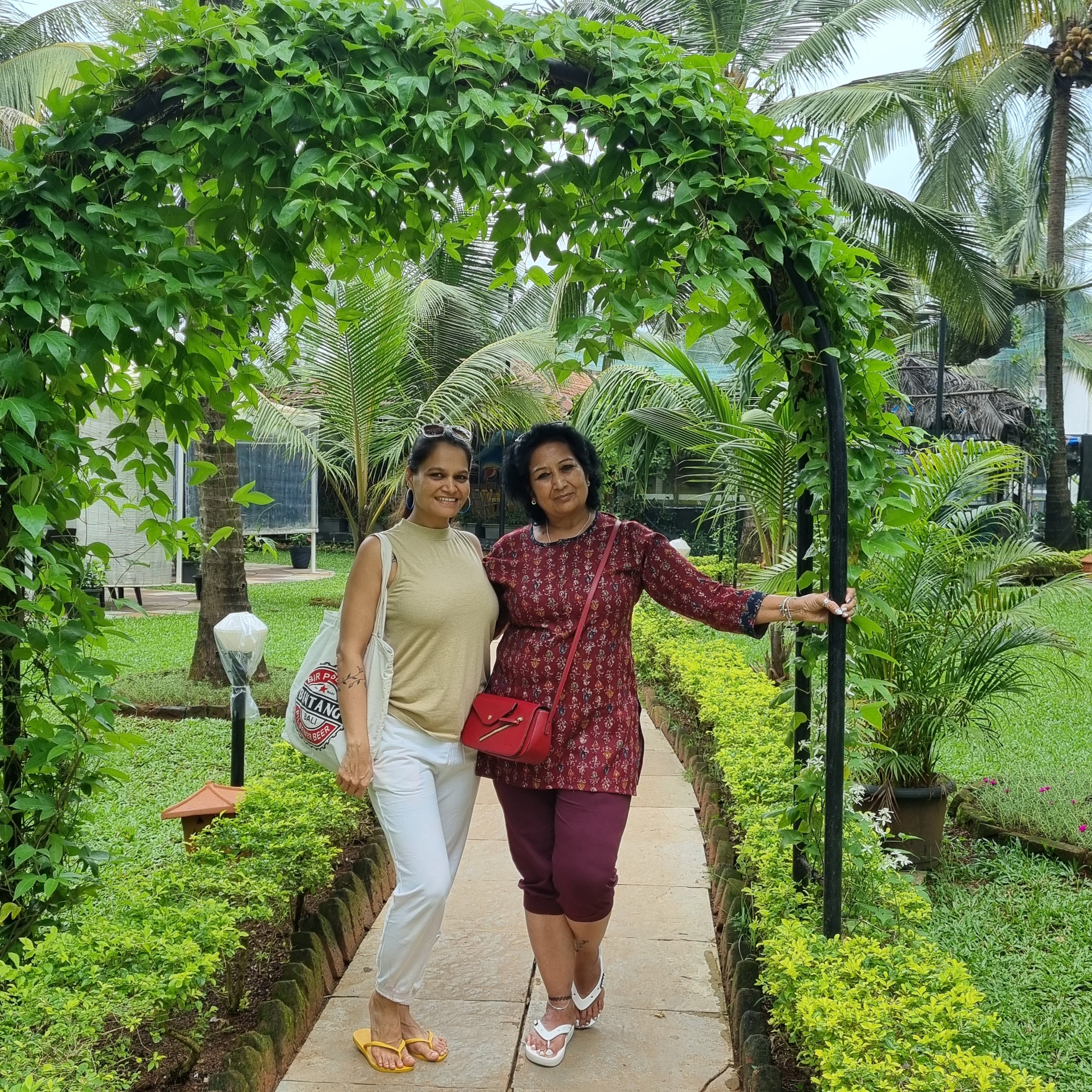 I went to Goa again with my mother in law and two of her friends.