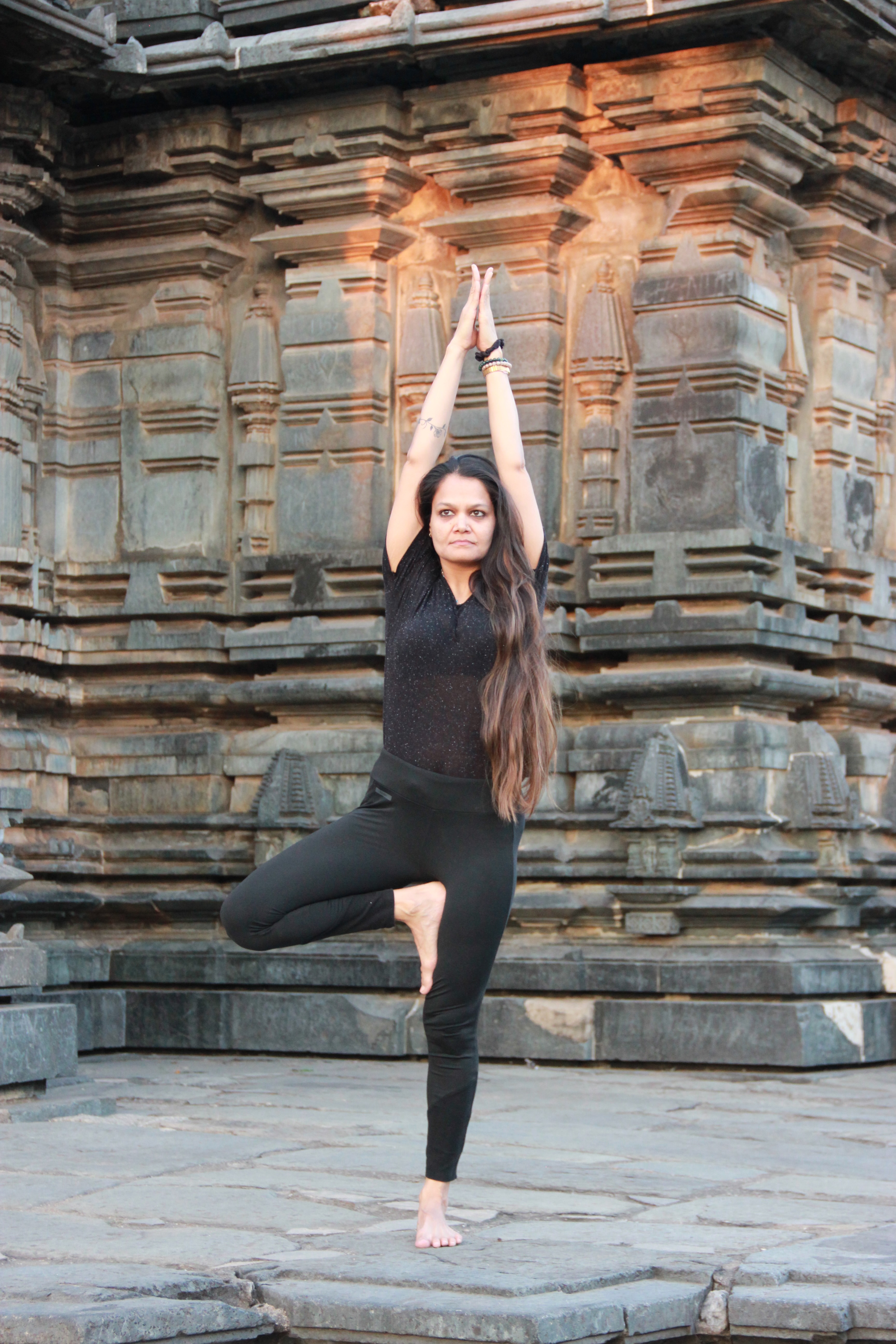 Vrikshasana.