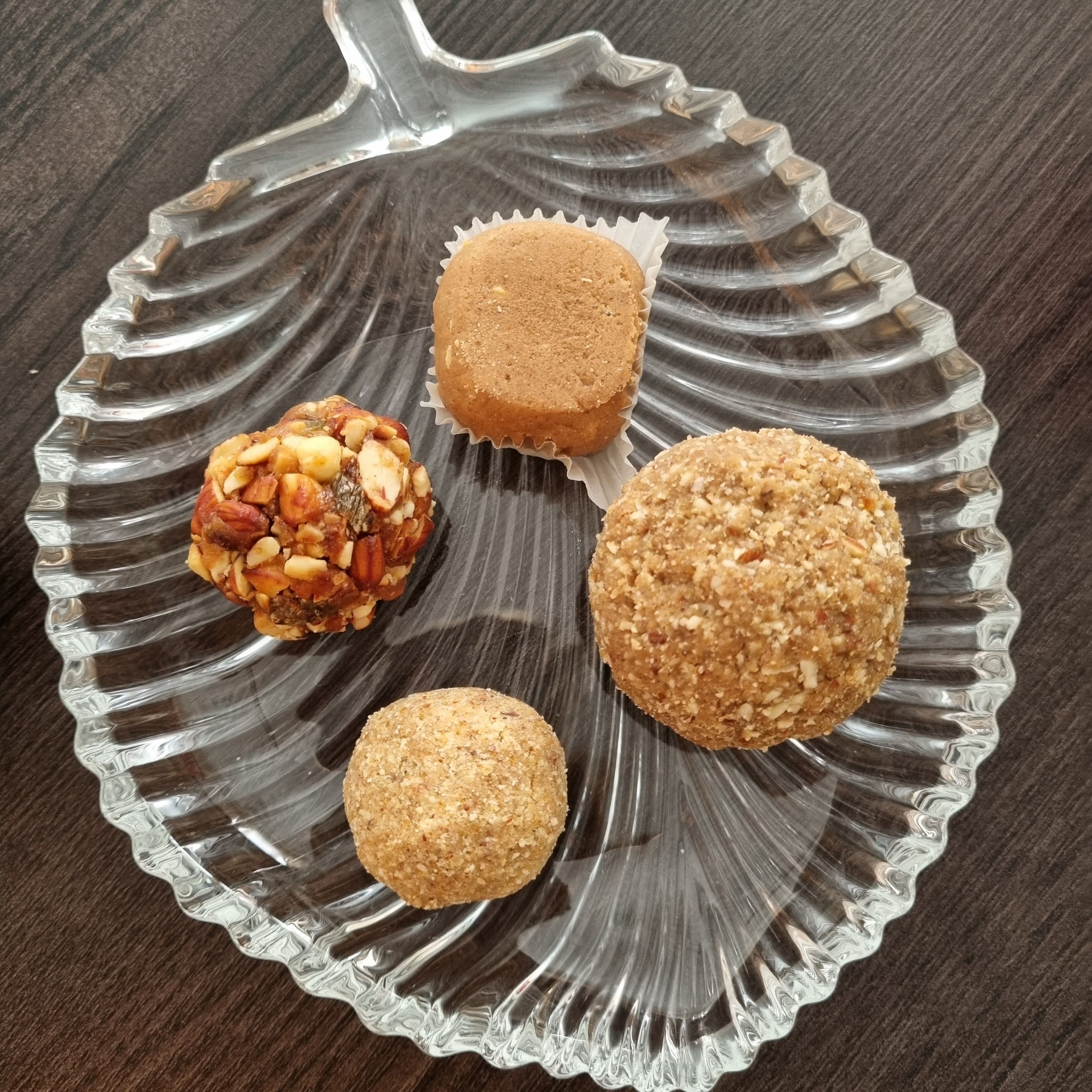 Postnatal repletion with laddoos.