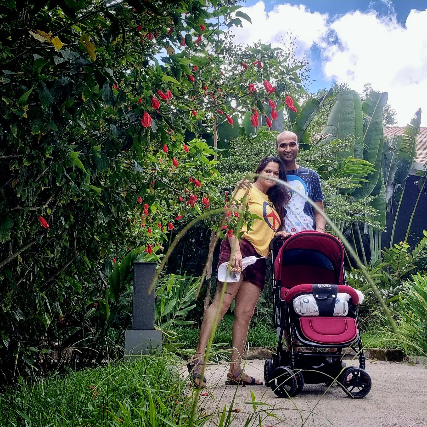 Traveling with a newborn.