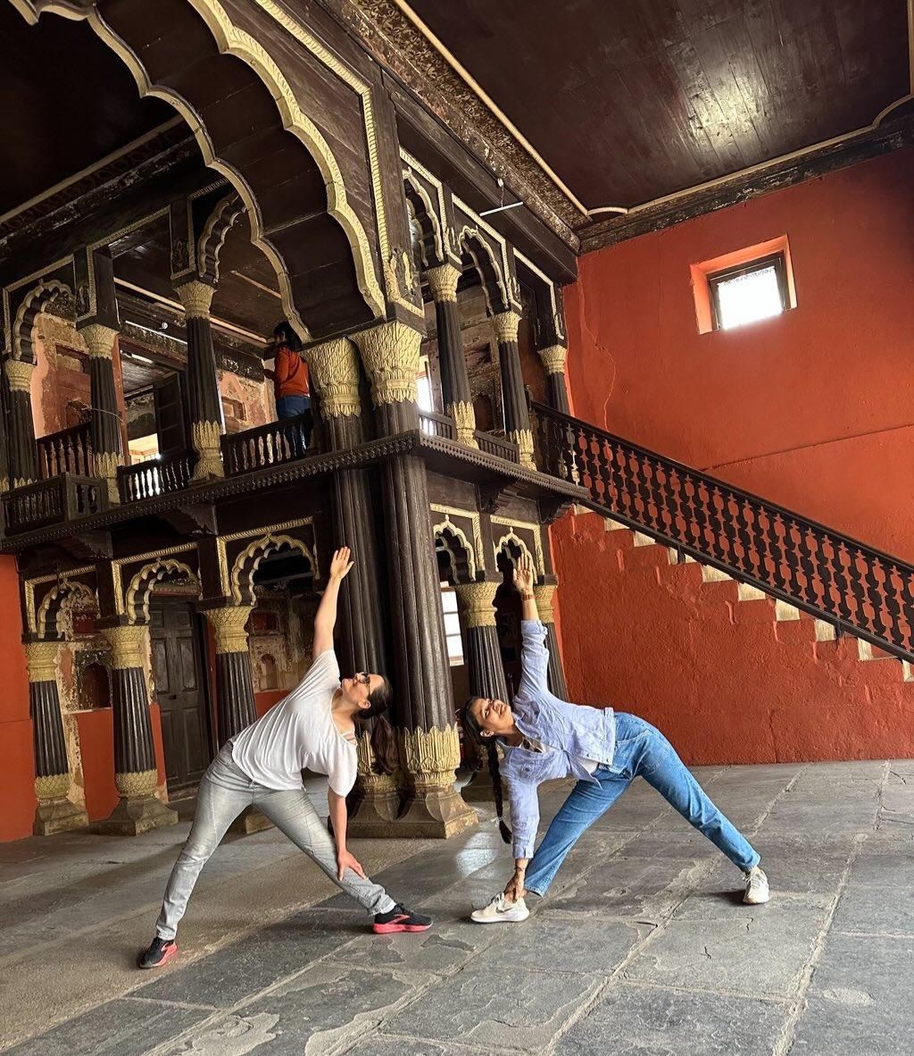 At Tipu Sultan's summer palace.