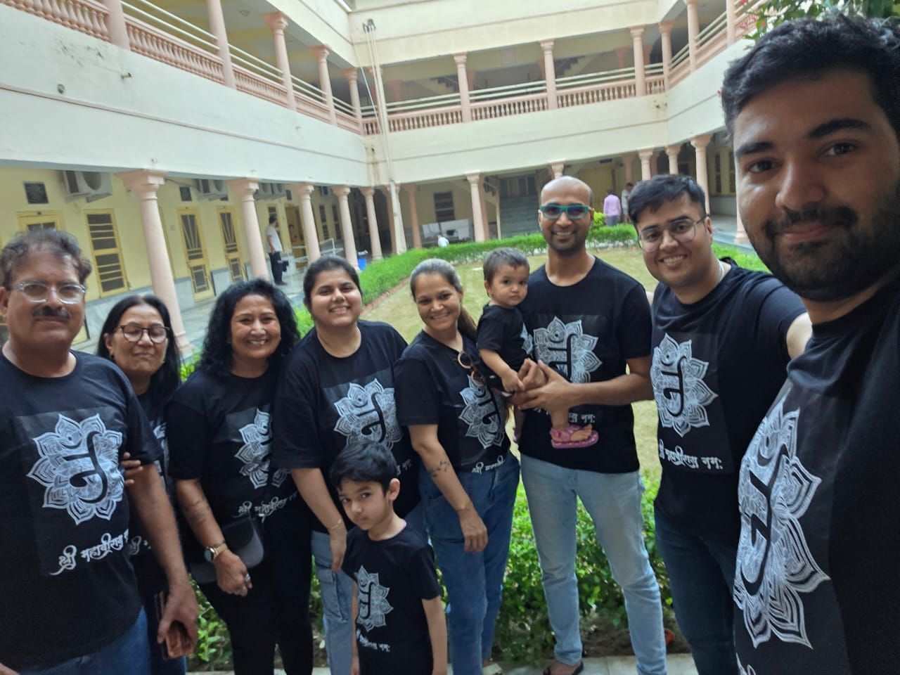 The Mahaveerji temple tour group.