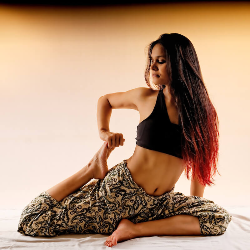 Pragya Bhatt - yoga teacher, specialising in prenatal and postpartum yoga.