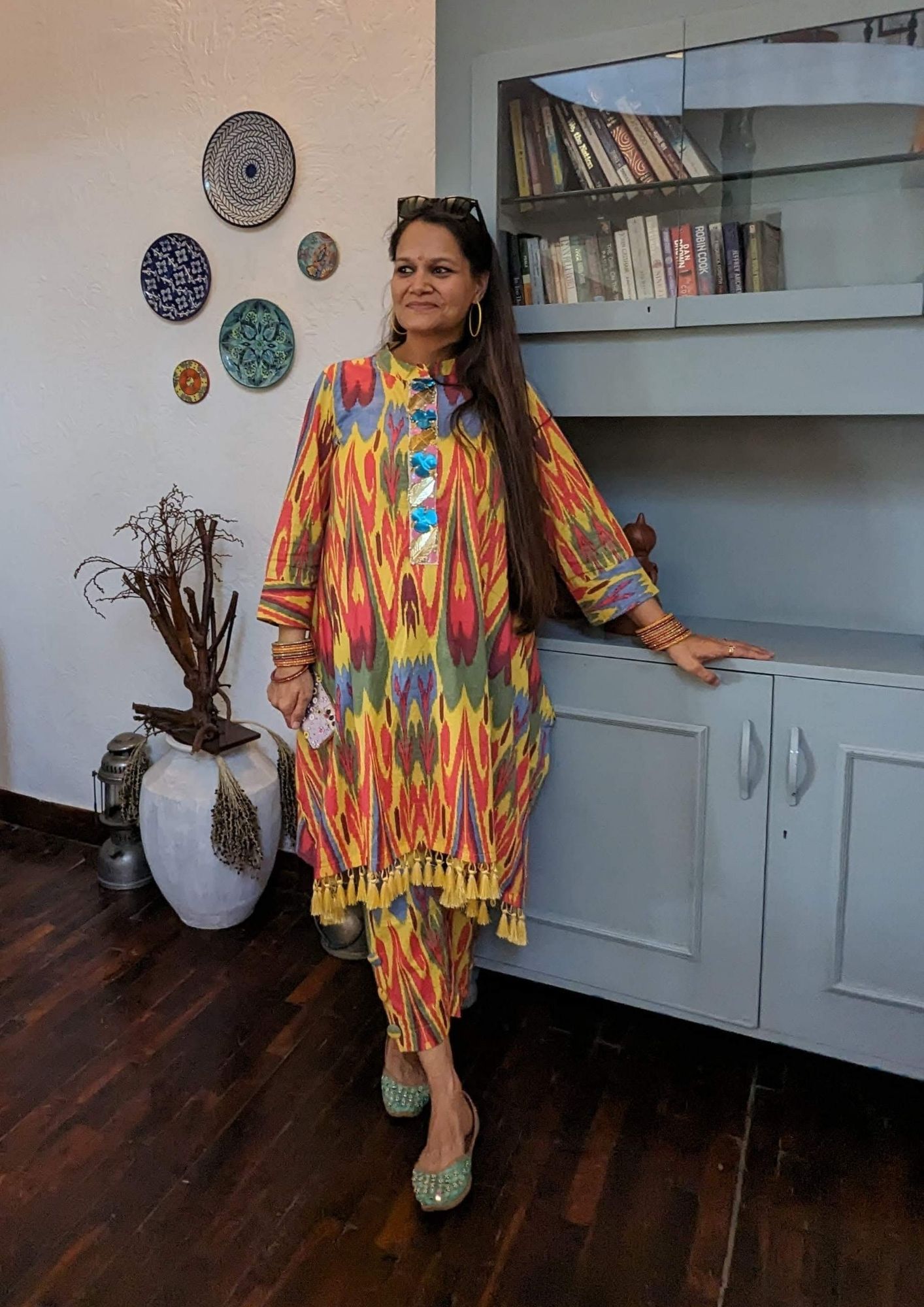 Attending a wedding in Bhopal during my first trimester. We had just started telling everyone.