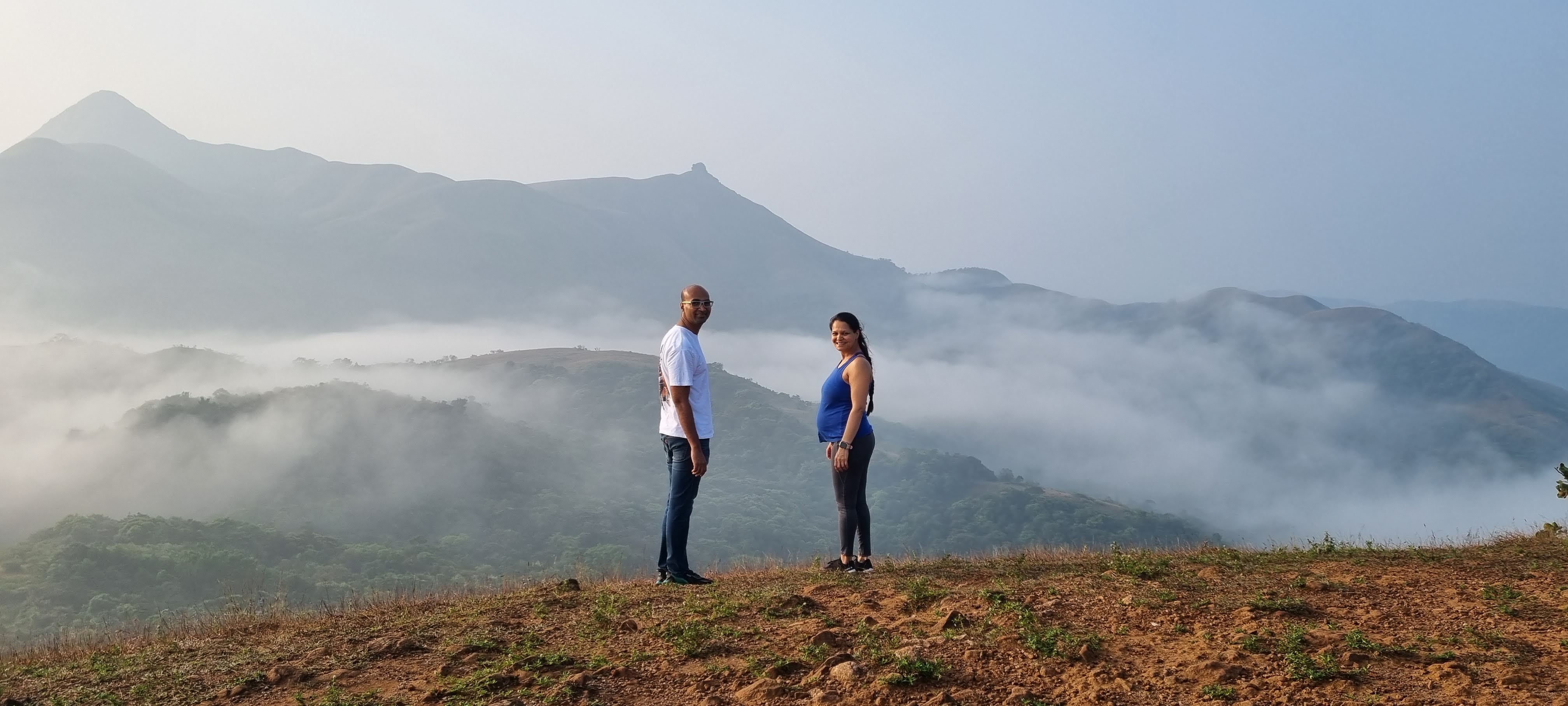 I stayed active throughout my pregnancy, going for long hikes, practicing inversions and eating healthy.