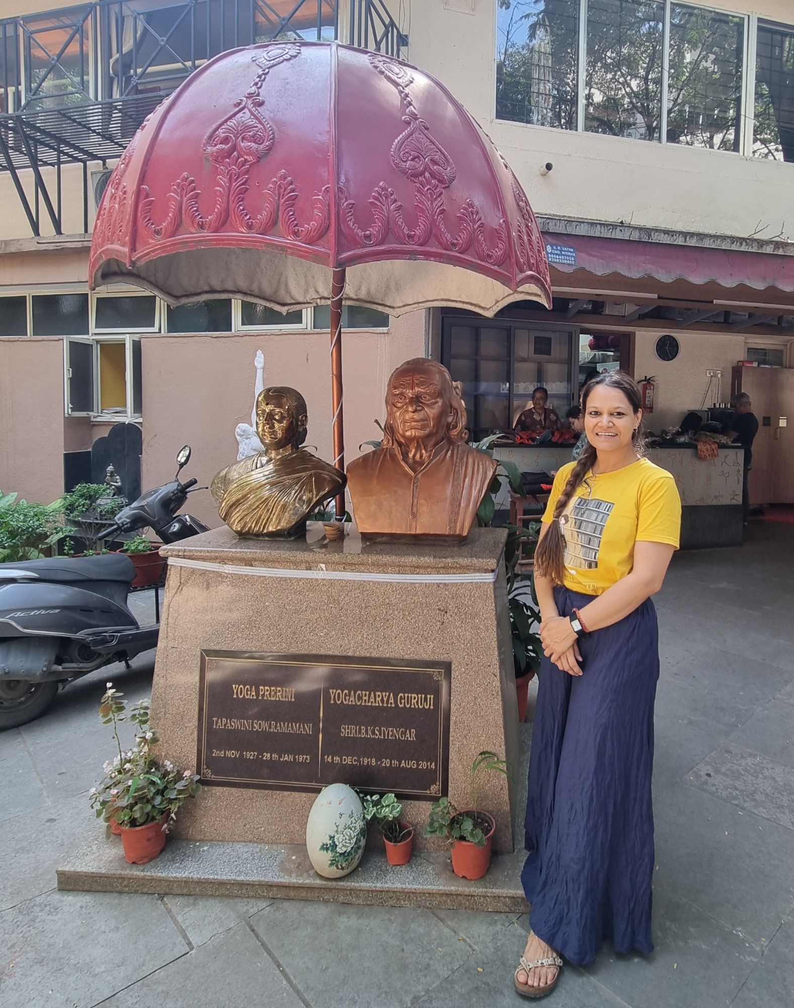 Iyengar yoga reflections.